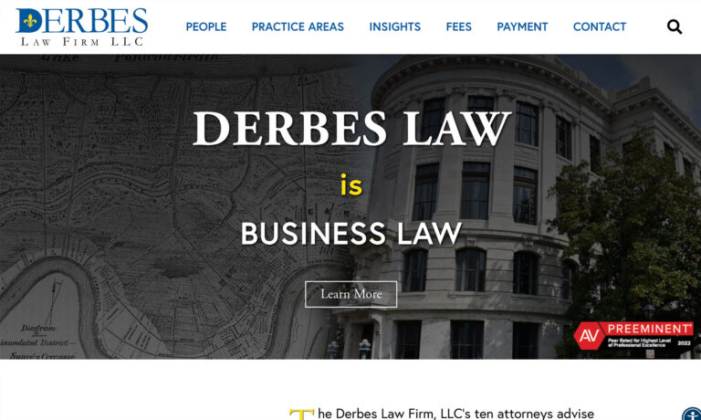 Derbes Law Website