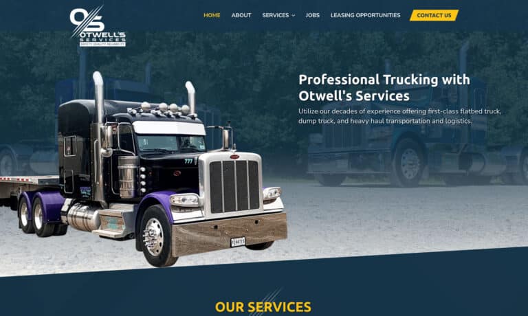 Otwell Trucking Website