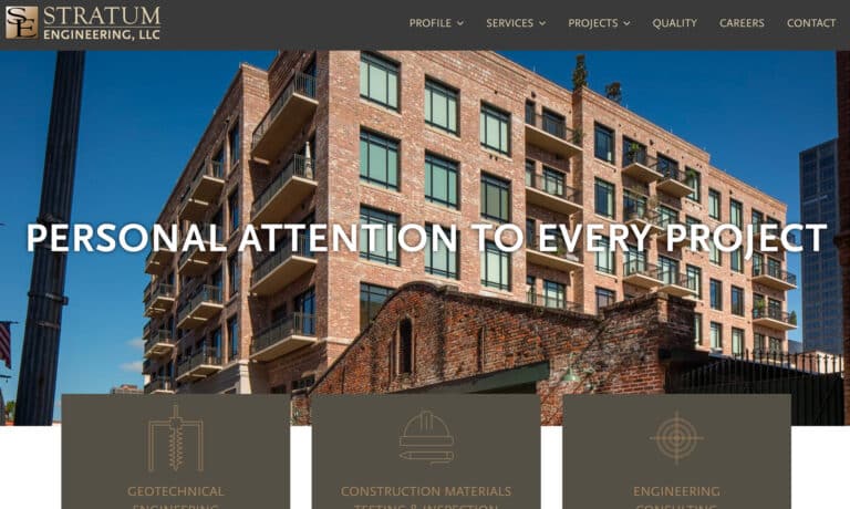 Stratum Engineering Website